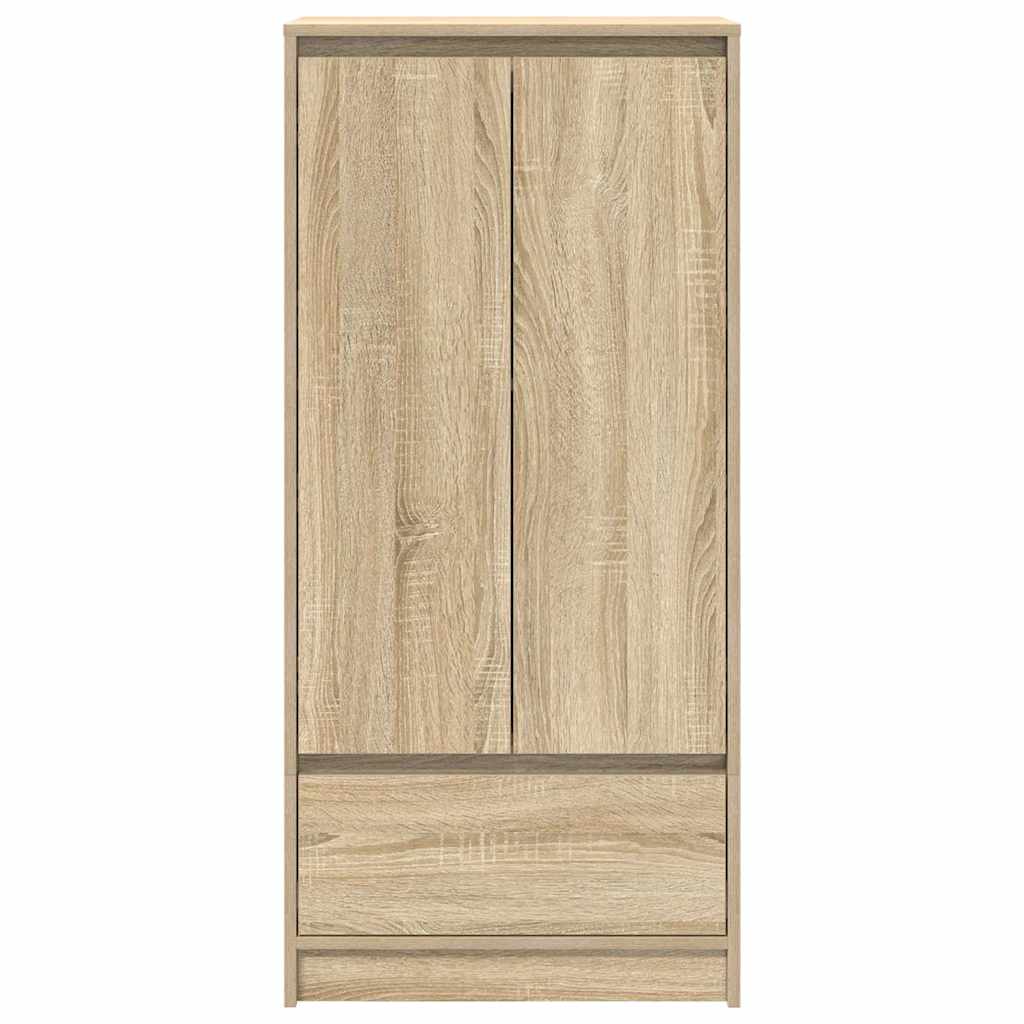 Cabinet with Drawer Sonoma Oak 55.5x34x119.5 cm Engineered Wood